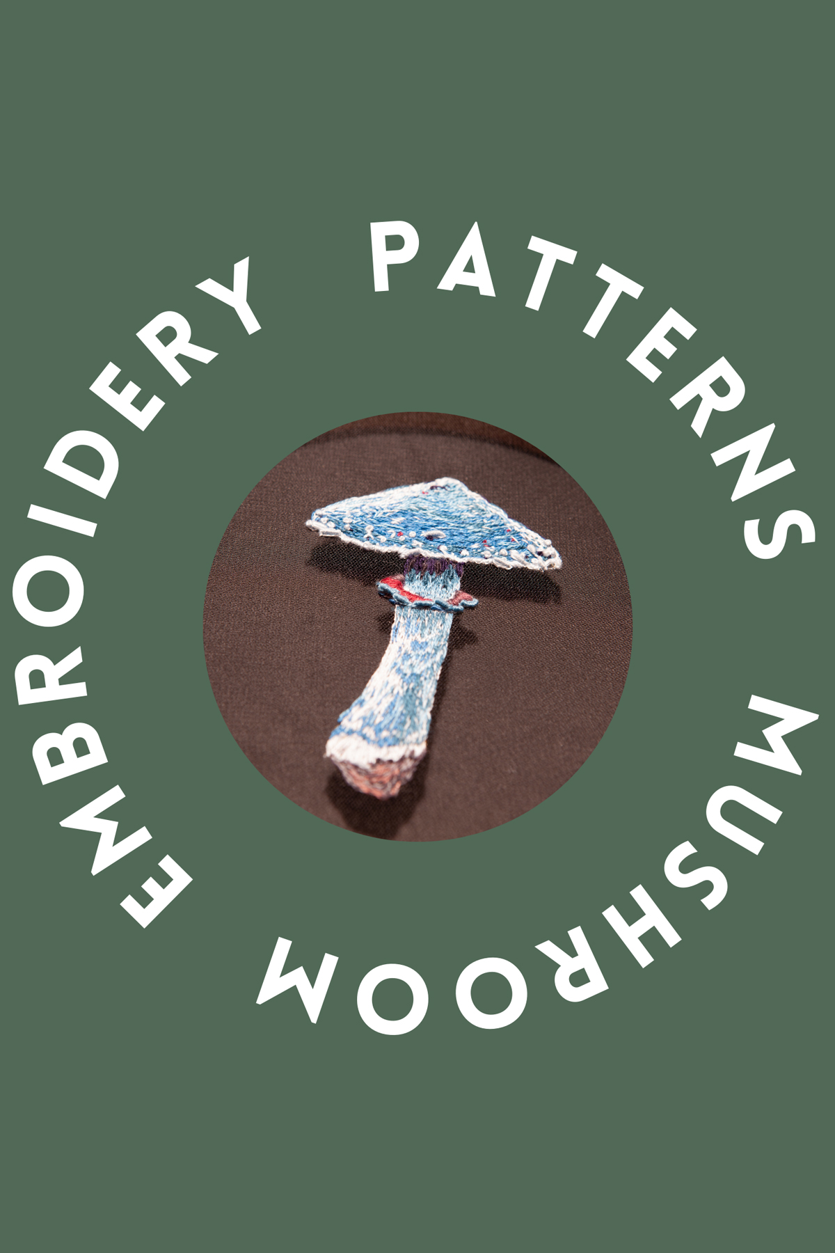 Mushroom embroidery patterns & ideas