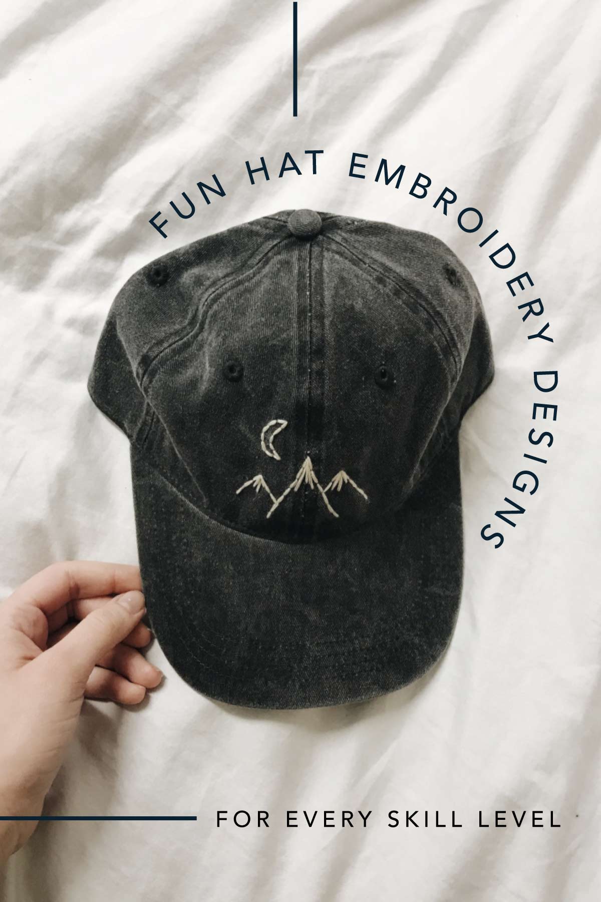 Cool baseball hat designs on sale