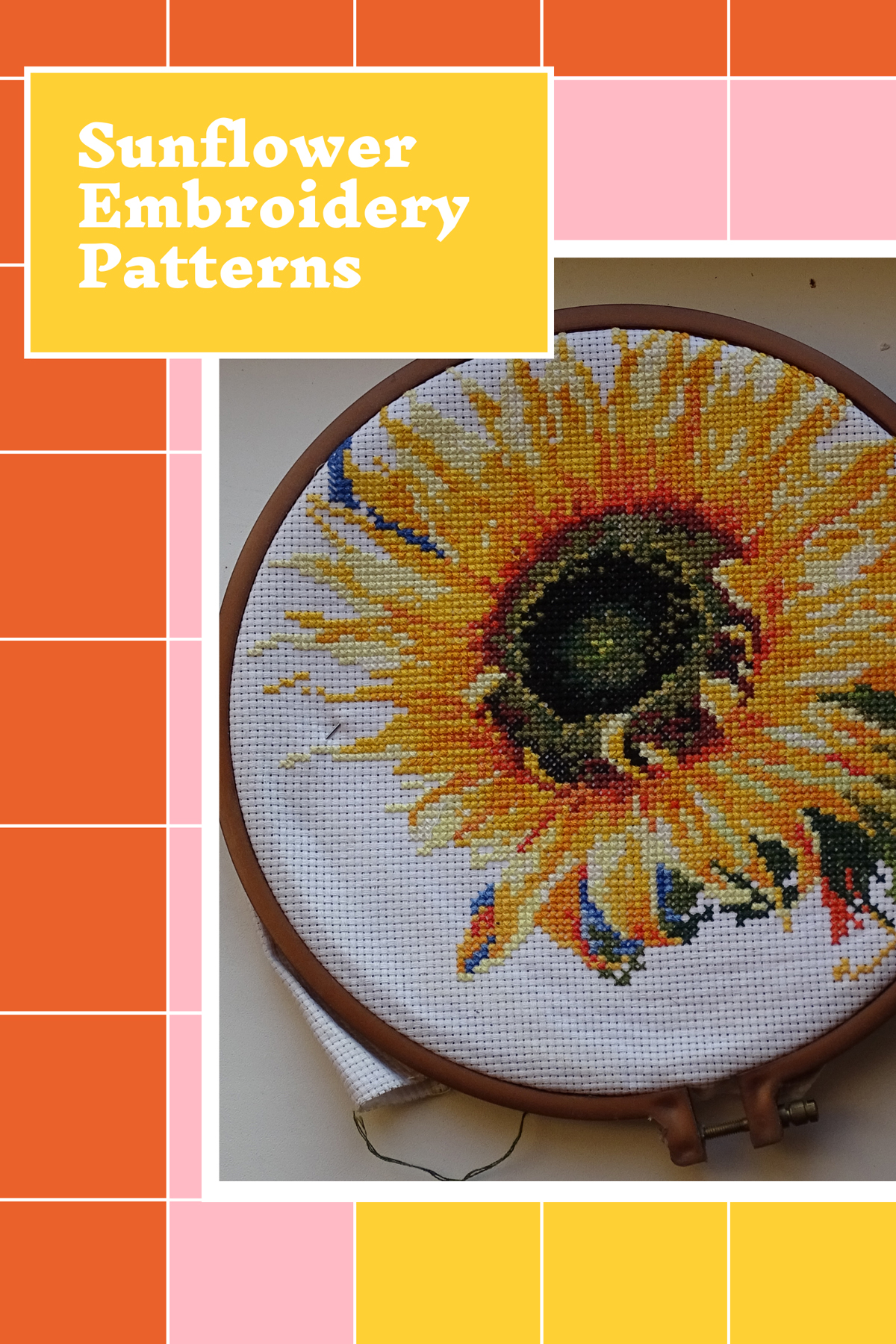 Sunflower Embroidery Patterns