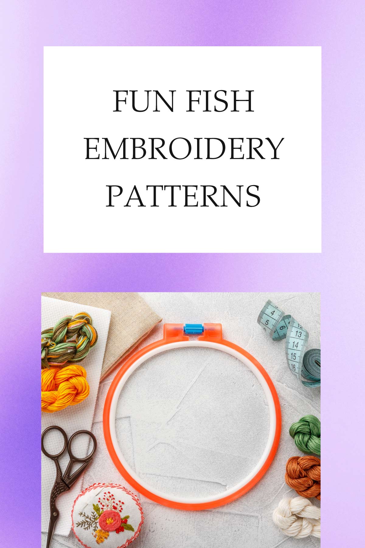 Fish embroidery Design Ideas