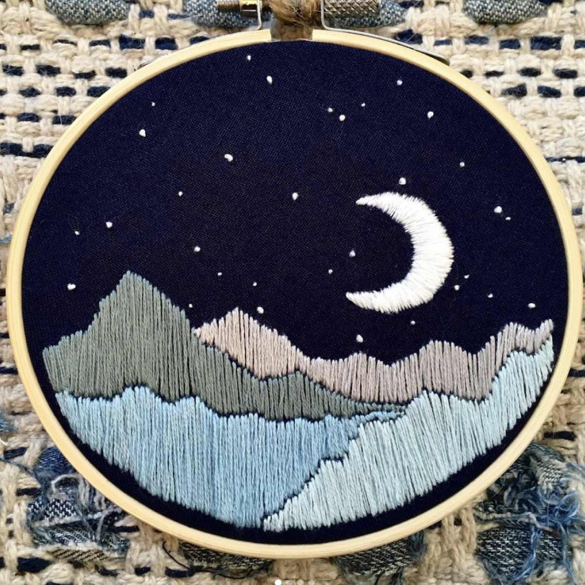 Moon Embroidery Patterns