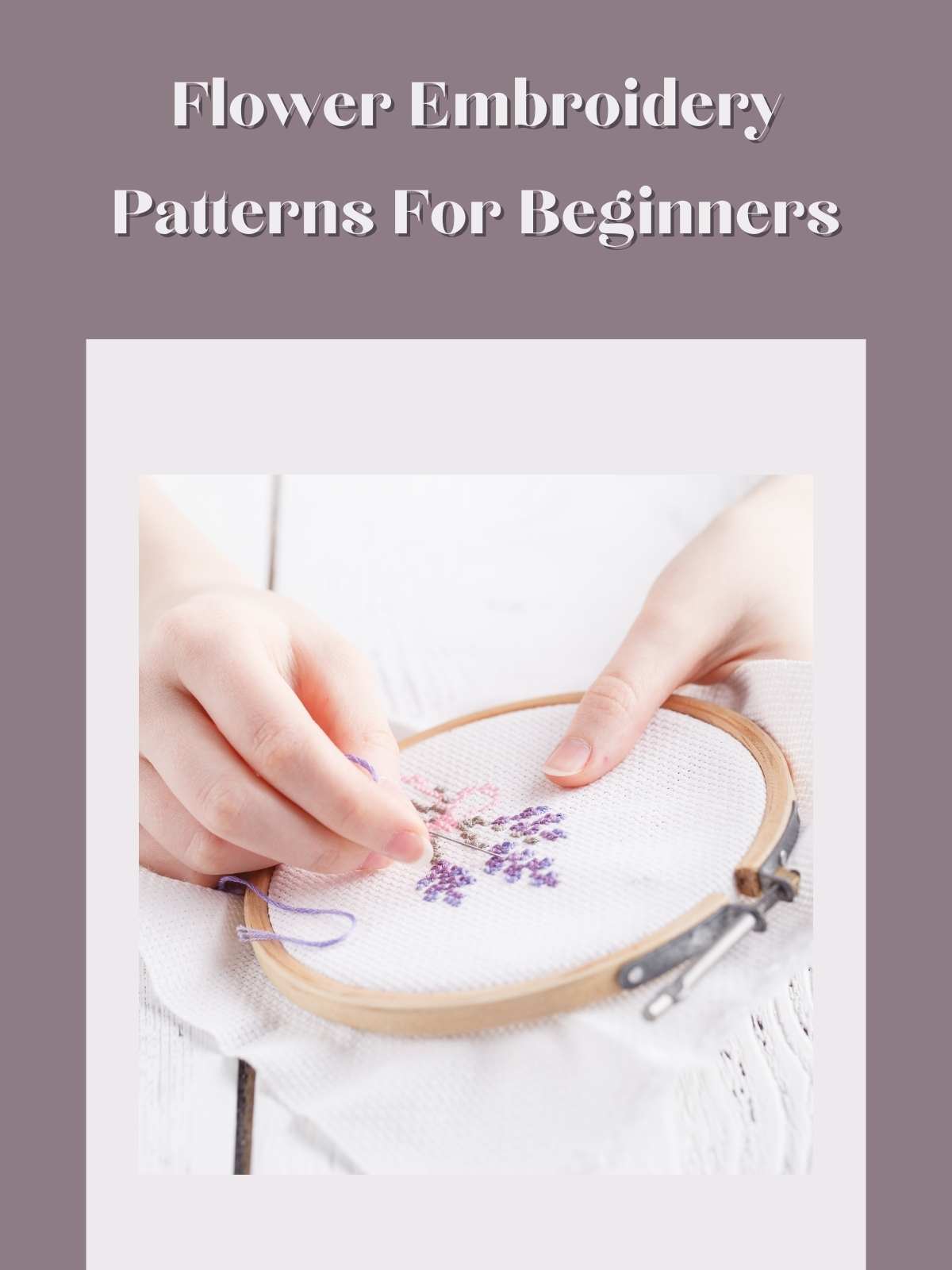 Flower patterns for beginners