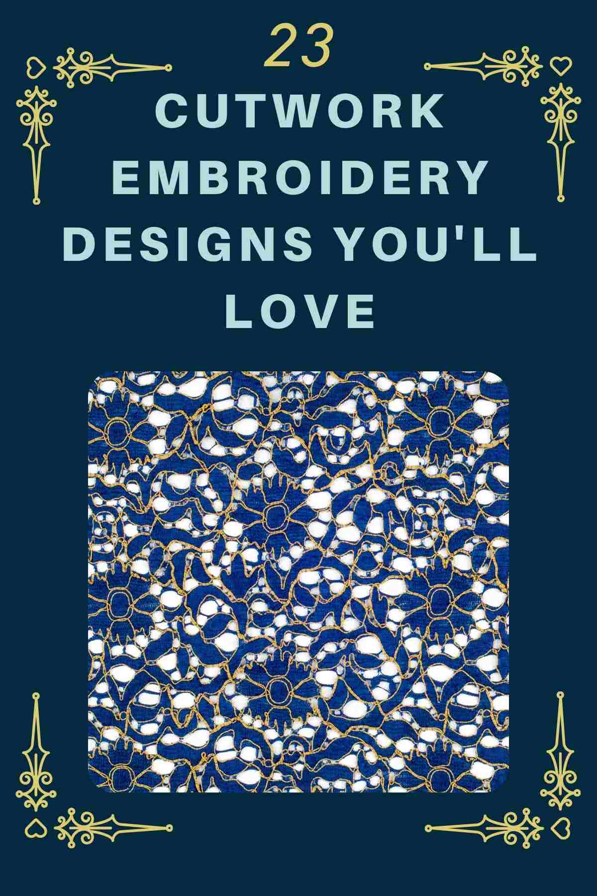 Cutwork Embroidery Designs