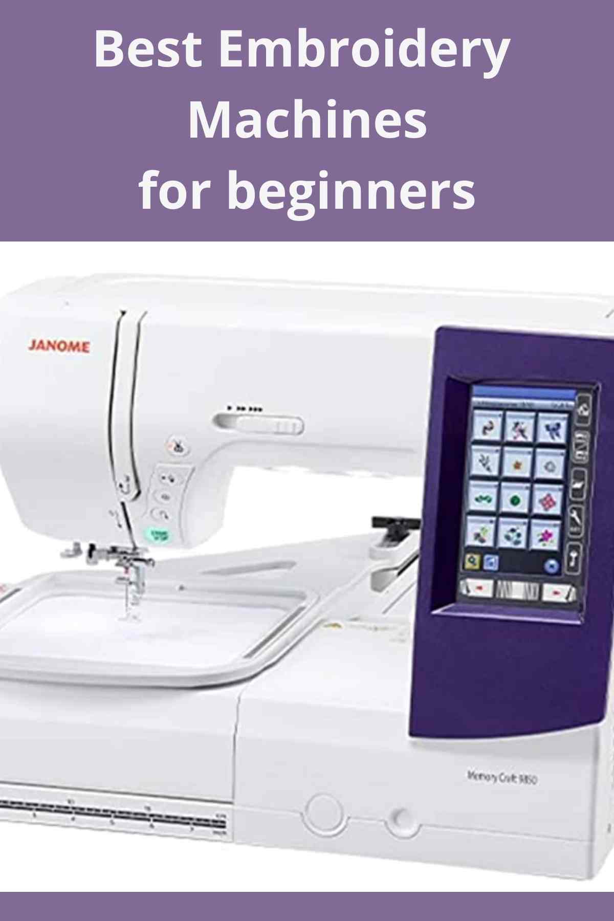 Best Embroidery Machines