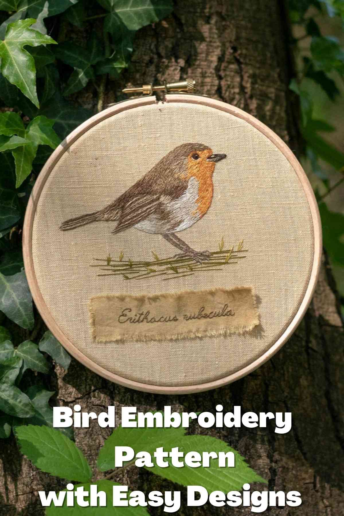 Bird Embroidery Designs