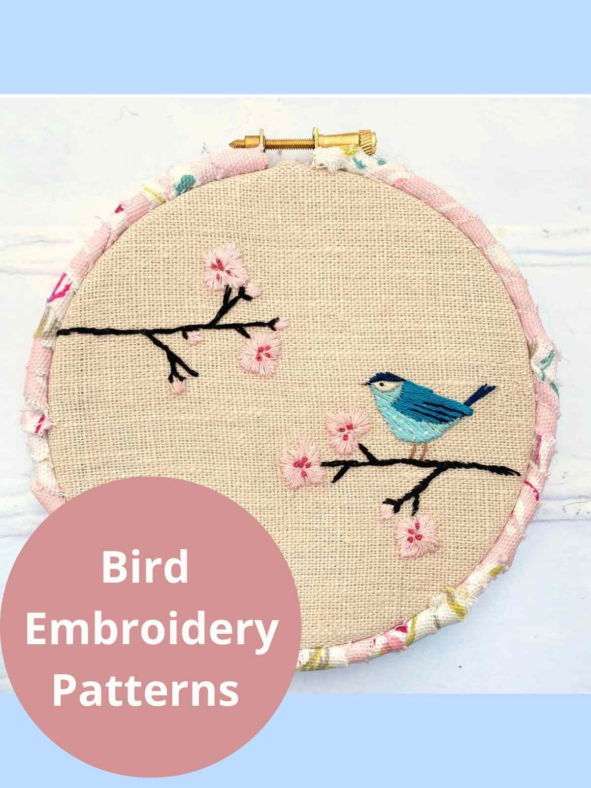 Bird Embroidery Patterns