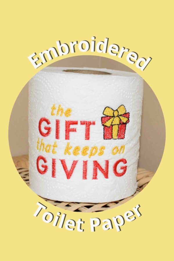 43 Embroidered Toilet Paper Ideas To Gift Or Use - meshthread.com