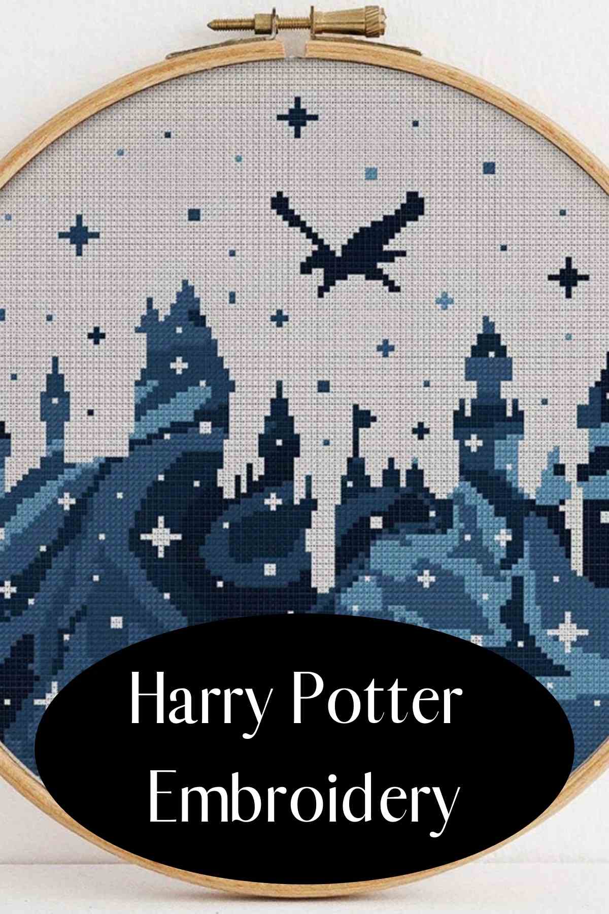 FO] Finished a Harry Potter cross stitch. I got the pattern from