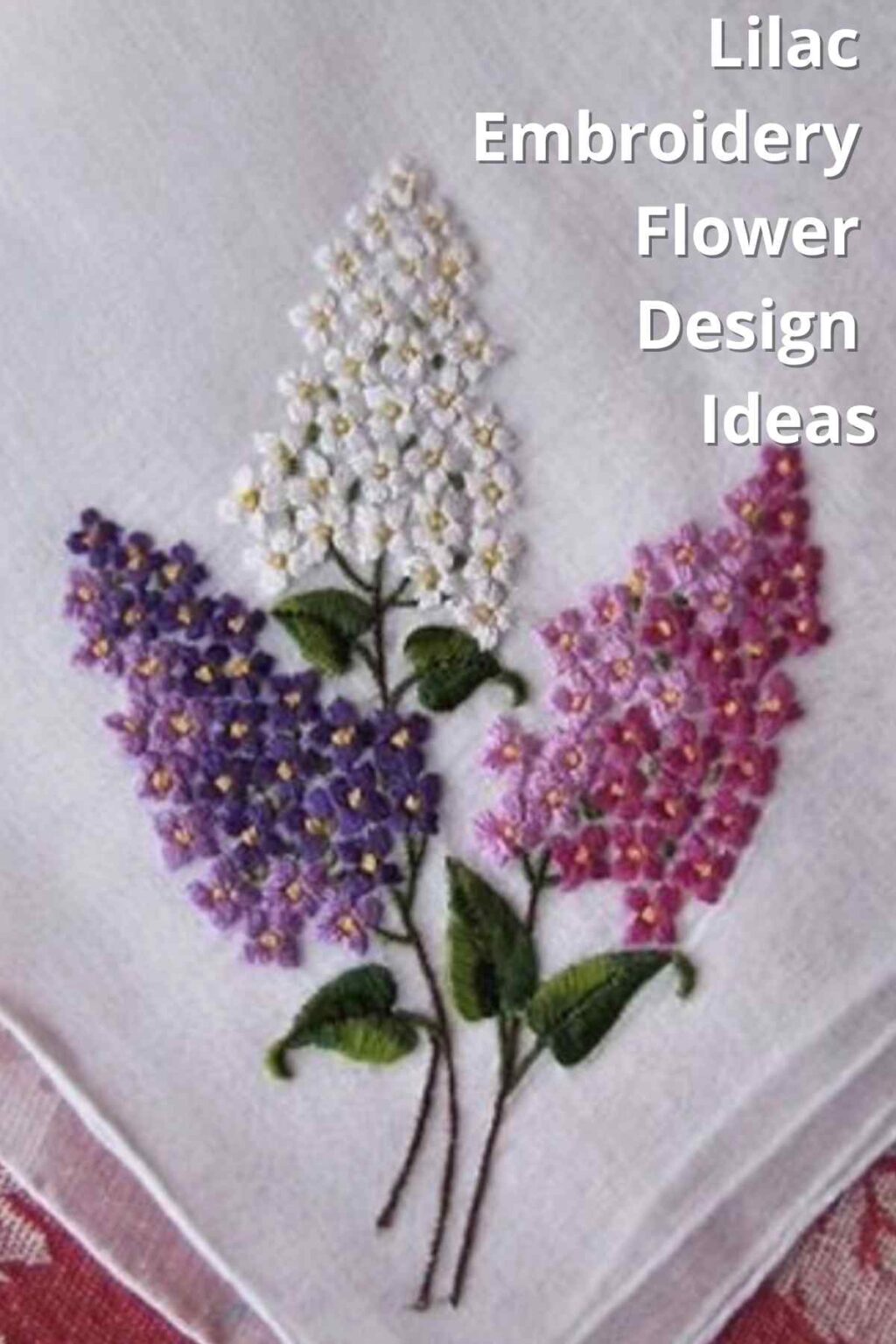 27 Lilac Embroidery Flower Design Ideas - meshthread.com