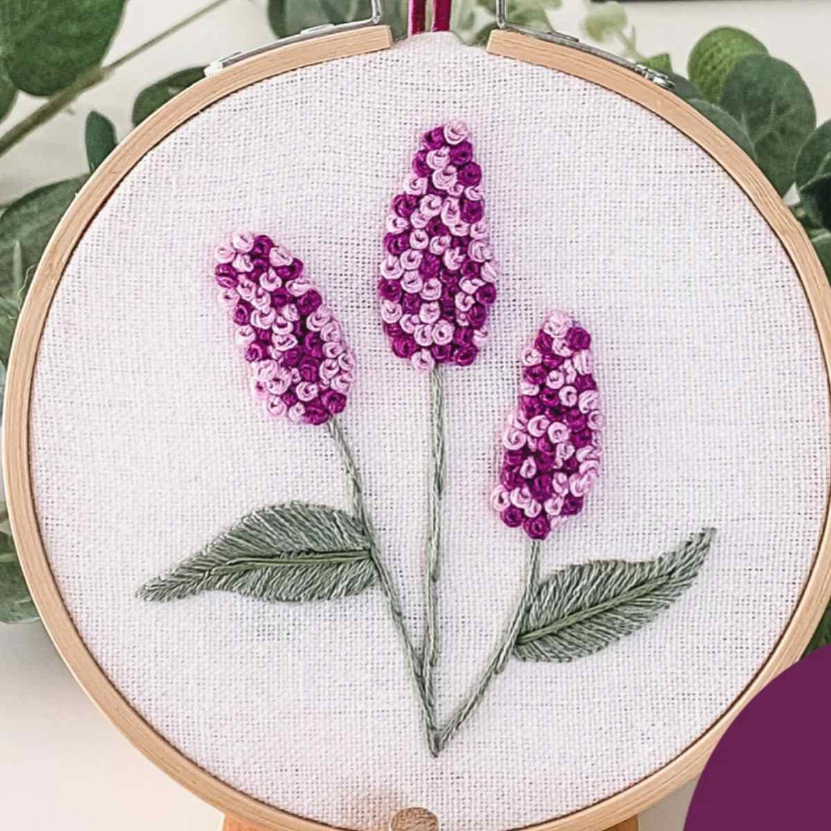 Lilac Embroidery