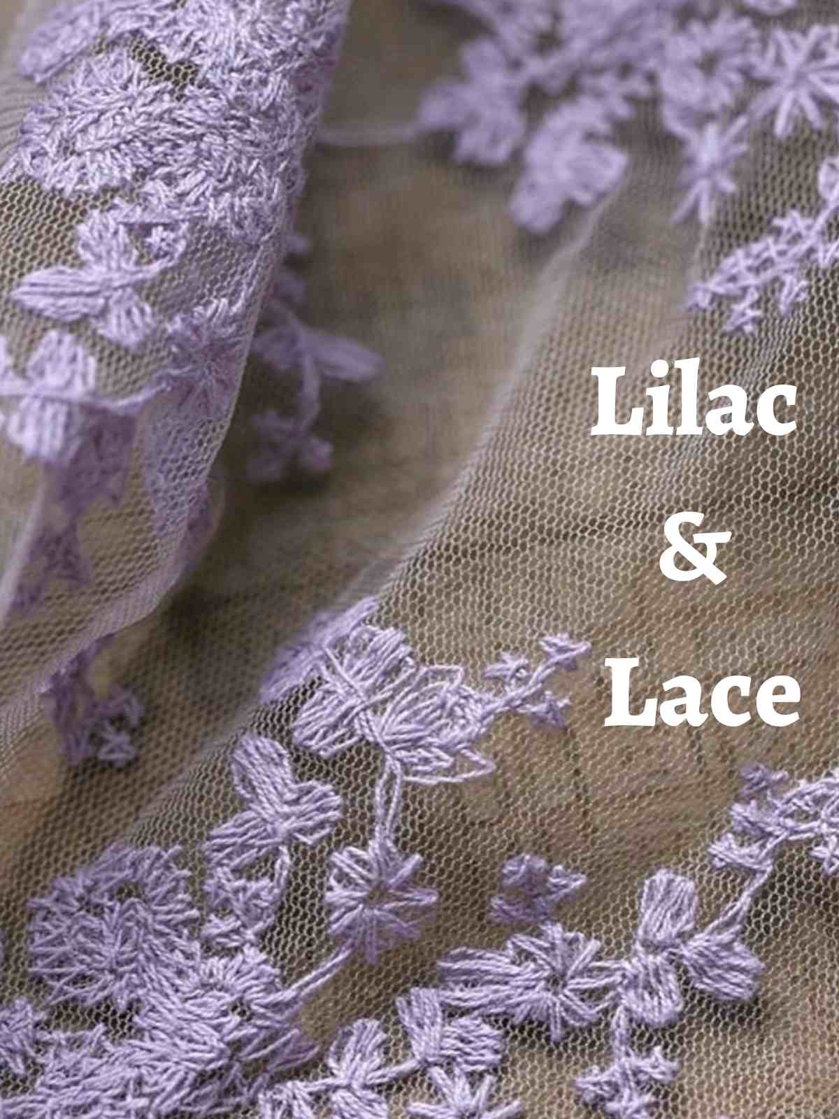 Lilac & lace thread