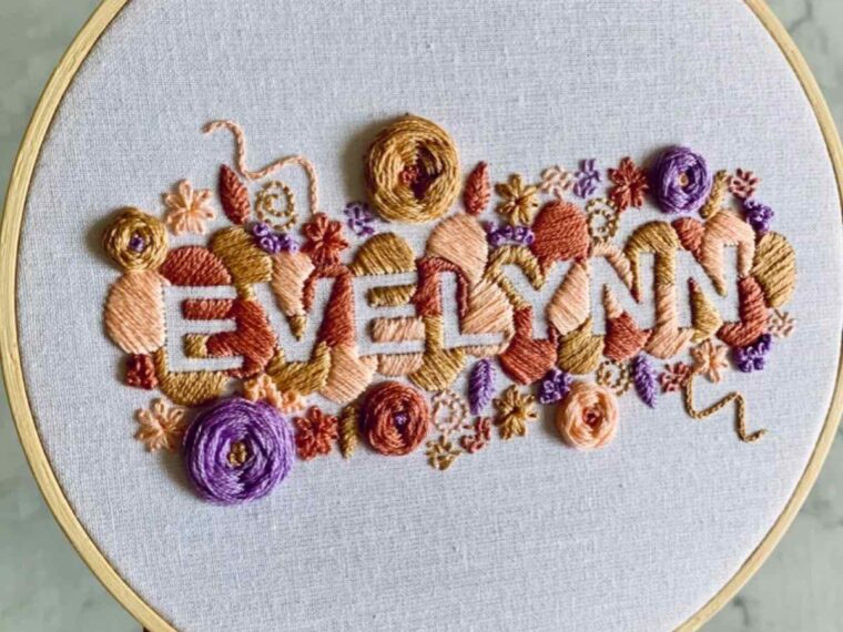 Stitched Name Designs
