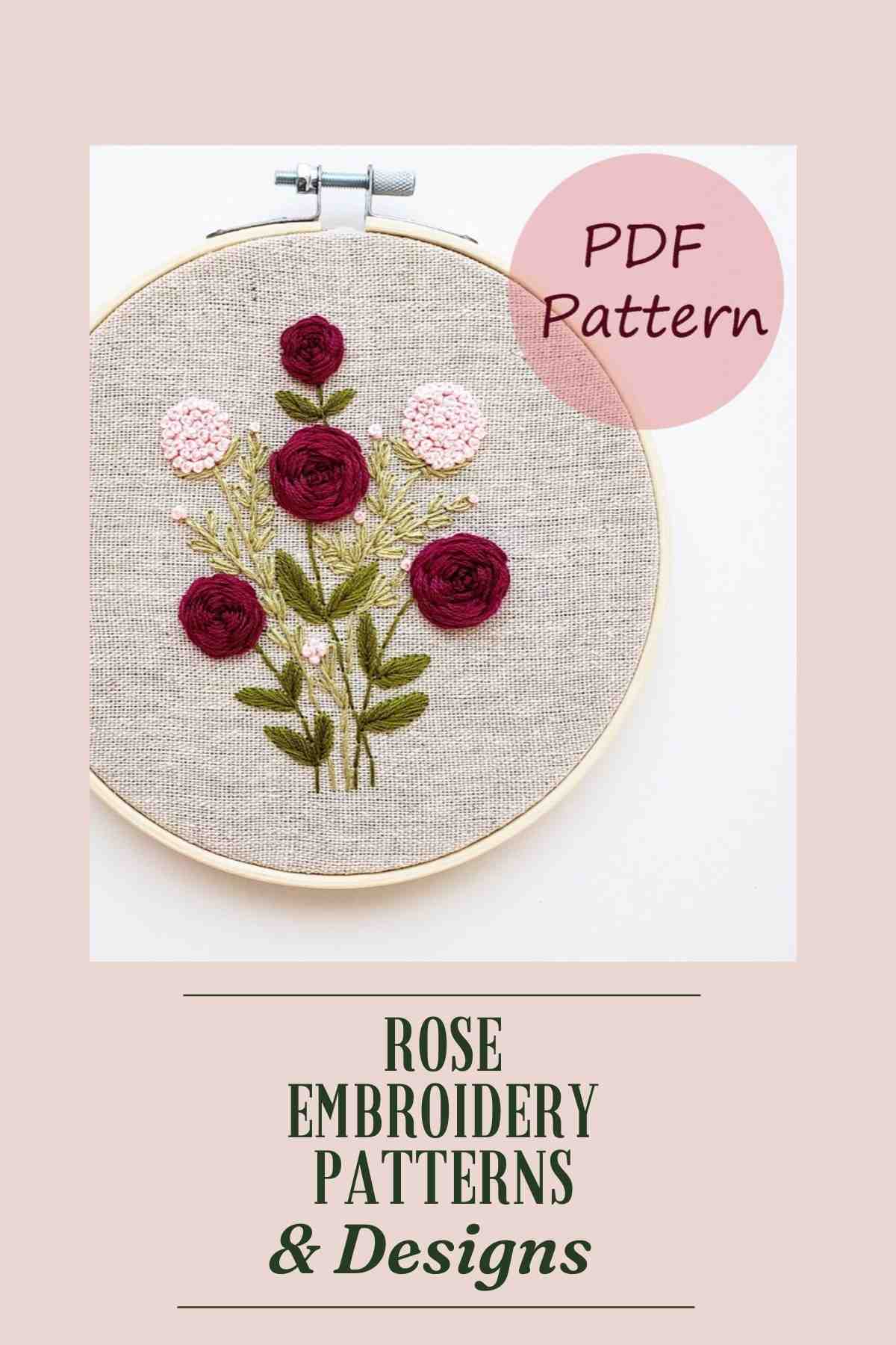 Rose Printable PDF Patterns