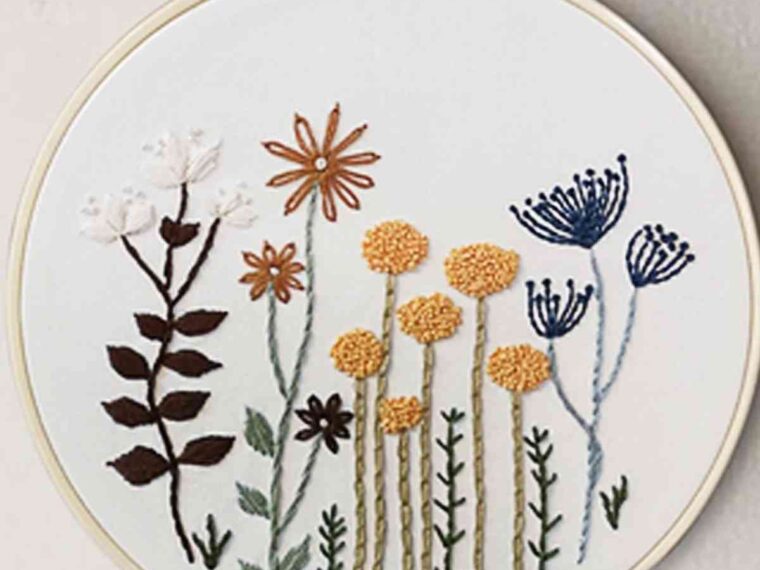 Stem Stitch Embroidery