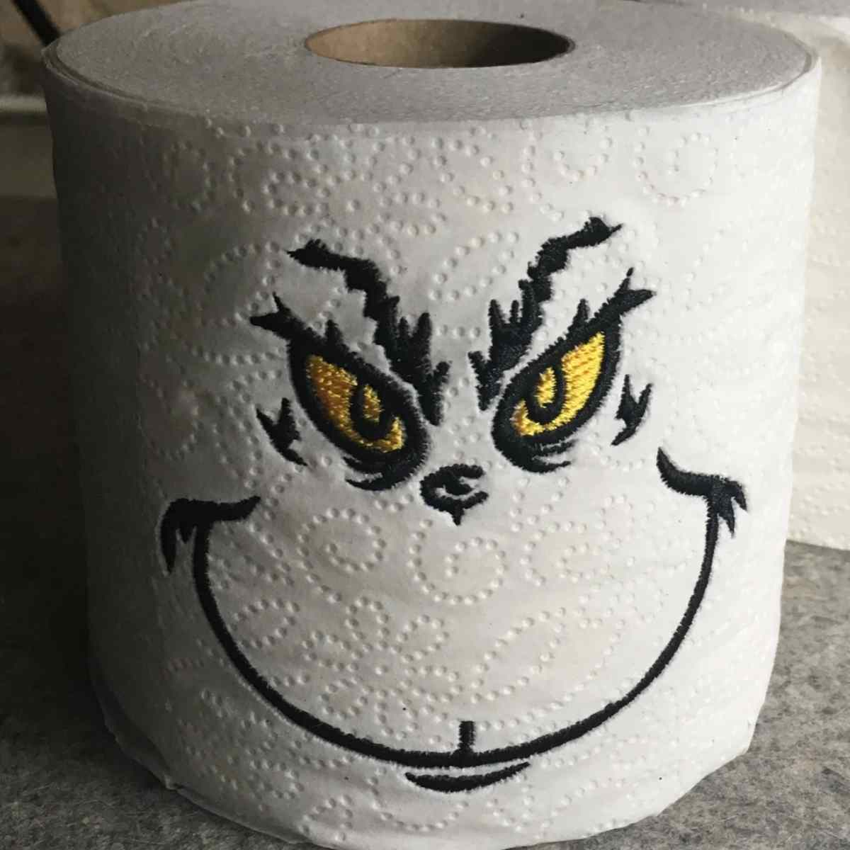 Toilet Paper Embroidery 