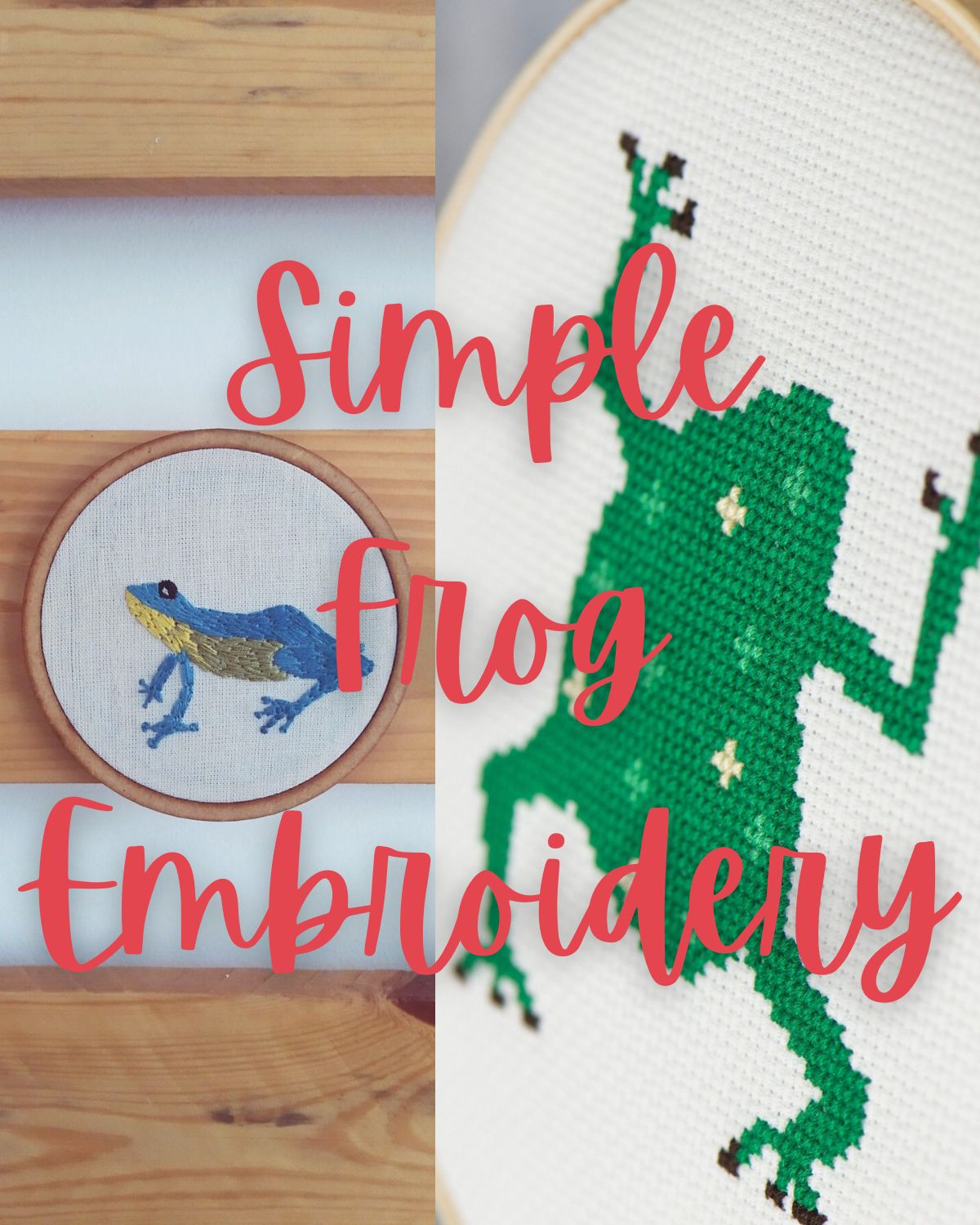 easy frog stitching patterns 