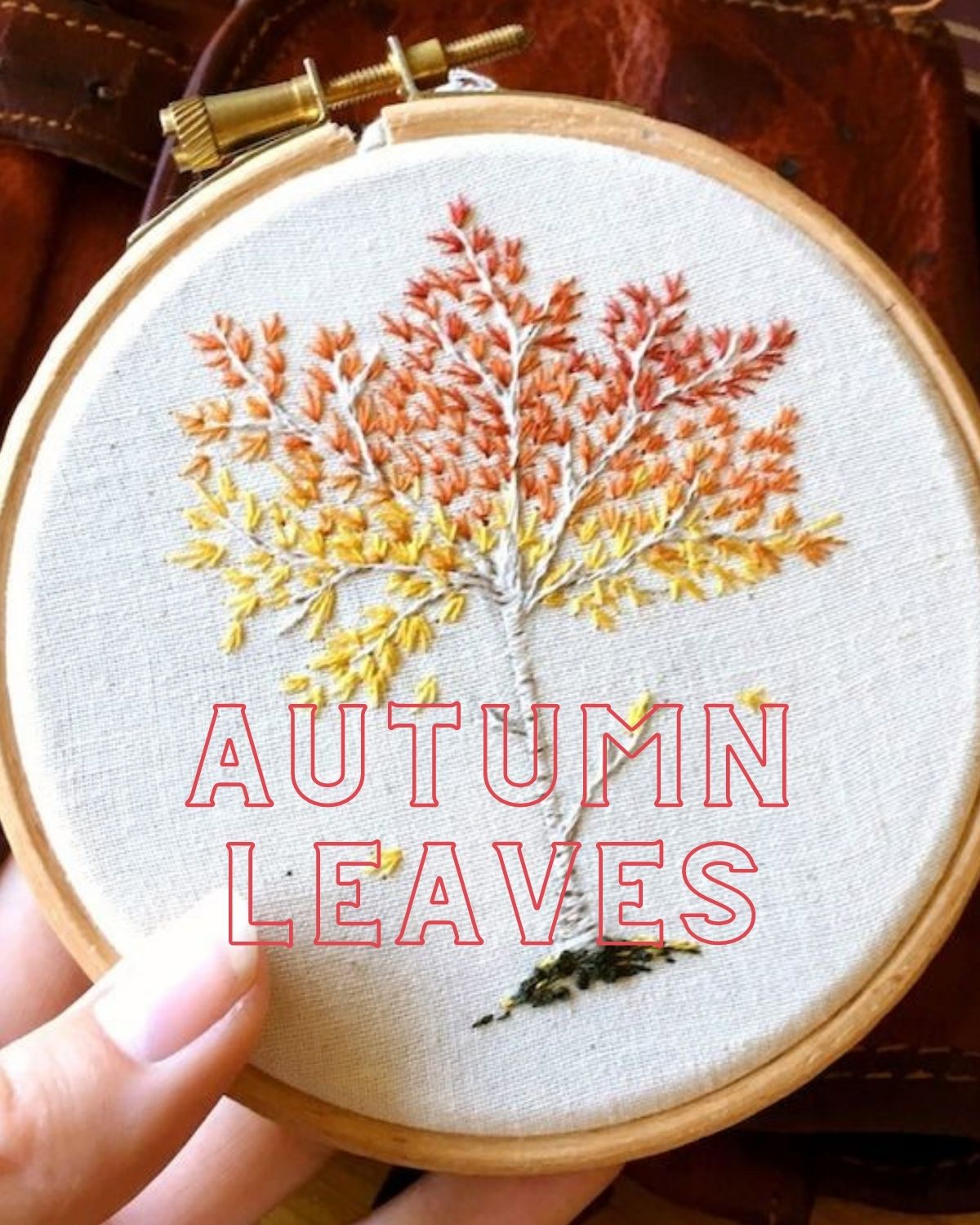 A tree of autumn leaves